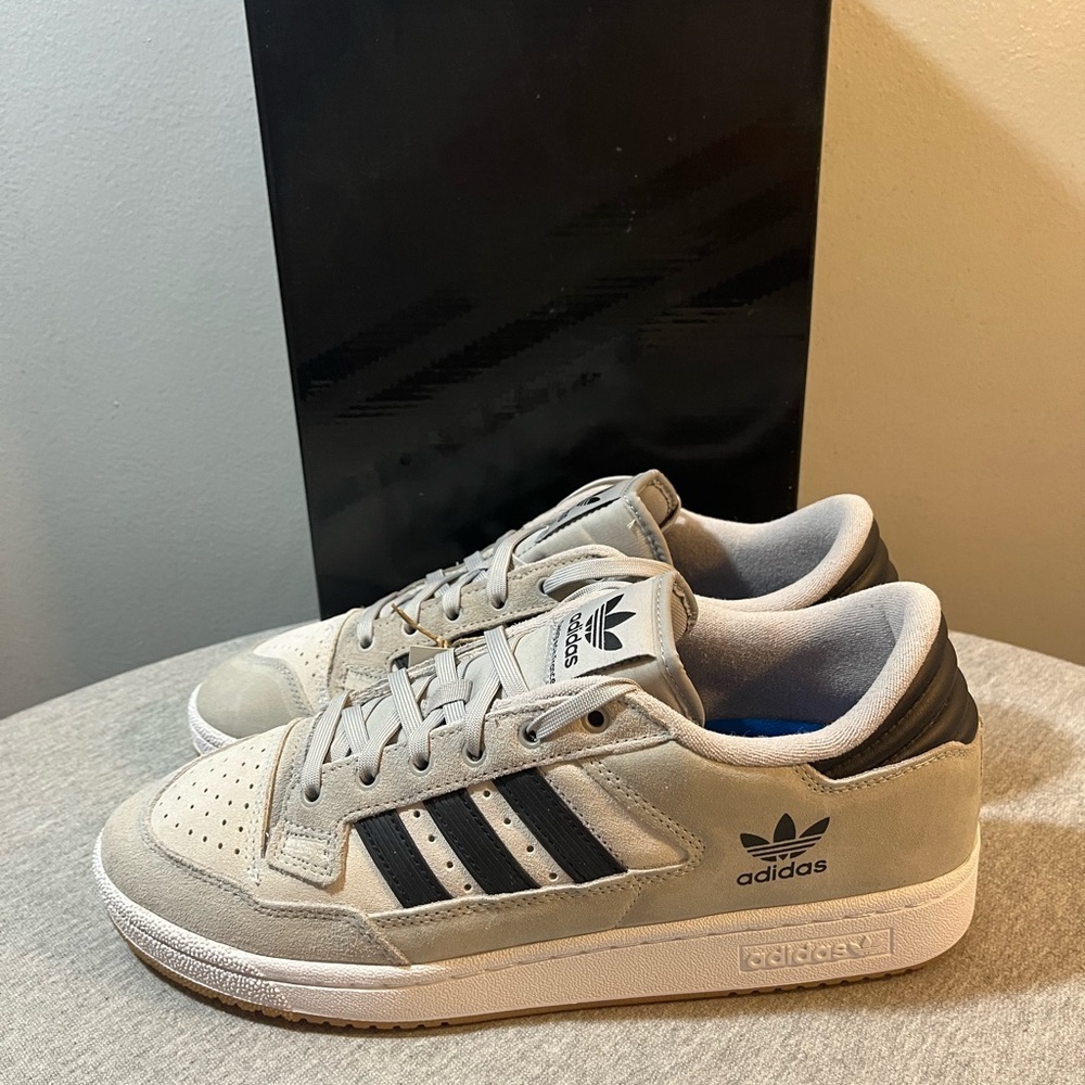 Adidas Centennial 85 Low ADV Grey Black Gum Sneaker Men's Shoe Size 11 - JQ5355‍ - Picture 4 of 11